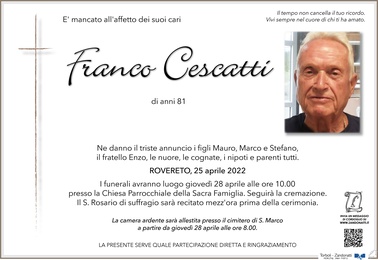 Cescatti Franco