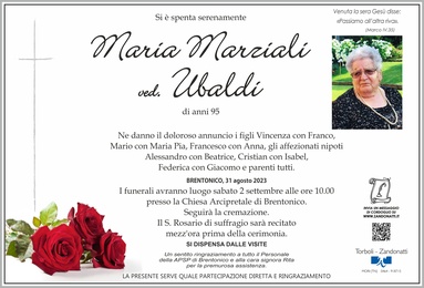 Marziali Maria ved. Ubaldi