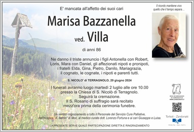 Bazzanella Marisa ved. Villa