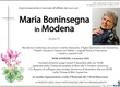 Boninsegna Maria in Modena