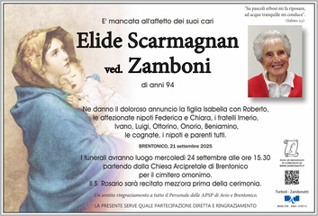 Scarmagnan Elide ved. Zamboni