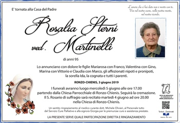 Sterni Rosalia ved. Martinelli
