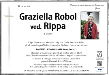 Robol Graziella ved. Rippa Robol Graziella ved. Rippa