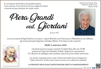 Grandi Pierina ved. Giordani