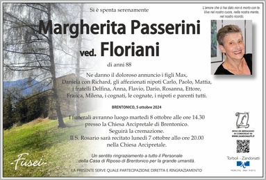 Passerini Margherita ved. Floriani