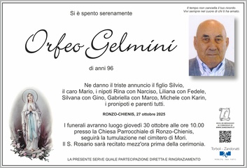 Gelmini Orfeo