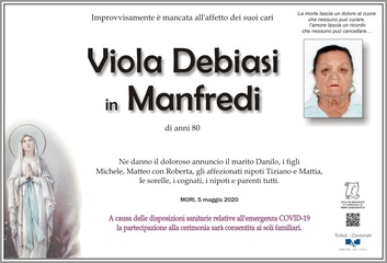 Debiasi Viola in Manfredi