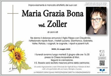 Bona Maria Grazia ved. Zoller