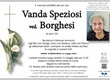Speziosi Vanda ved. Borghesi