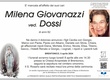 Giovanazzi Milena ved. Dossi