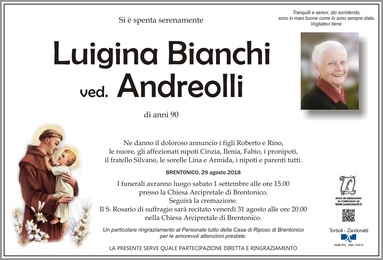 Bianchi Luigina ved. Andreolli