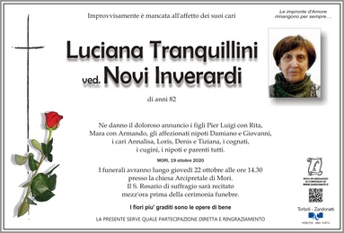 Tranquillini Luciana ved. Novi Inverardi