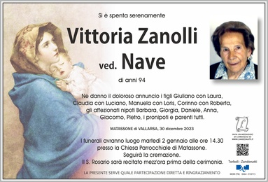 Zanolli Vittoria ved. Nave