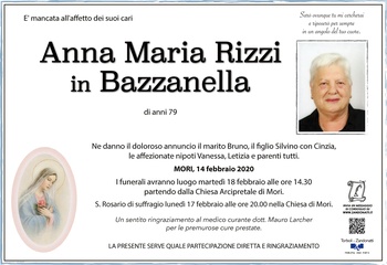 Rizzi Anna Maria in Bazzanella