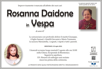 Daidone Rosanna in Vespa