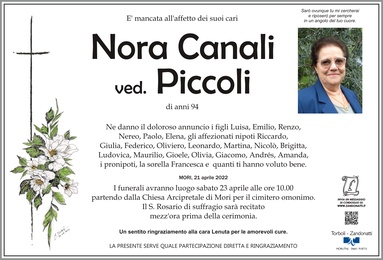 Canali Nora ved. Piccoli