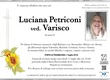 Petriconi Luciana ved. Varisco