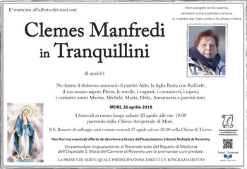 Manfredi Clemes in Tranquillini