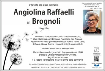 Raffaelli Angiolina in Brognoli