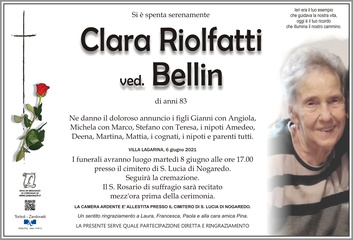 Riolfatti Clara ved. Bellin