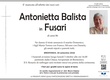 Balista Antonietta in Fusari