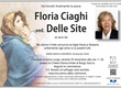 Ciaghi Floria ved. Delle Site