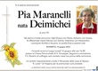 Deimichei Pia ved. Maranelli