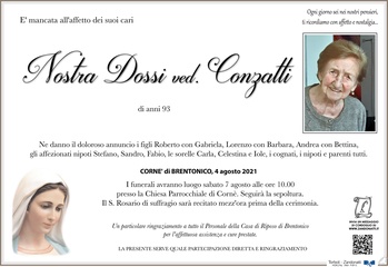 Dossi Nostra ved. Conzatti