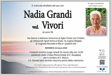 Grandi Nadia ved. Vivori