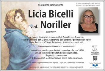 Bicelli Licia ved. Noriller