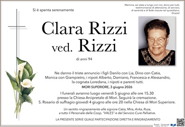 Rizzi Clara ved. Rizzi