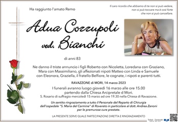 Cozzupoli Adua ved. Bianchi