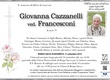 Cazzanelli Giovanna ved. Fracesconi