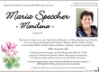 Speccher Maria