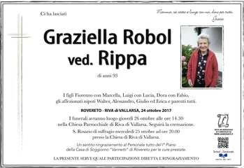 Robol Graziella ved. Rippa
