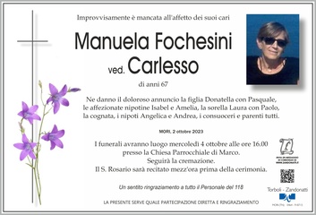 Fochesini Manuela ved. Carlesso