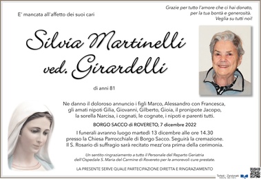 Martinelli Silvia ved. Girardelli
