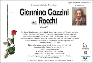 Gazzini Giannina ved. Rocchi