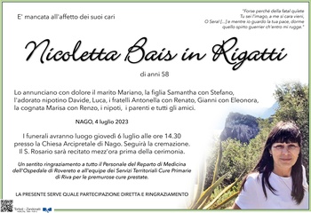 Bais Nicoletta in Rigatti