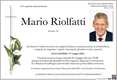 Riolfatti Mario