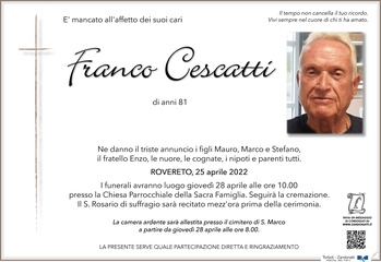 Cescatti Franco