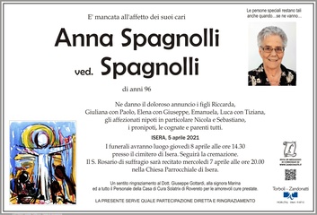 Spagnolli Anna ved. Spagnolli