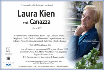 Kien Laura ved. Canazza