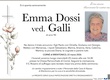 Dossi Emma ved. Galli