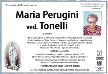 Perugini Maria ved. Tonelli