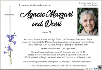 Marzari Agnese ved. Dossi