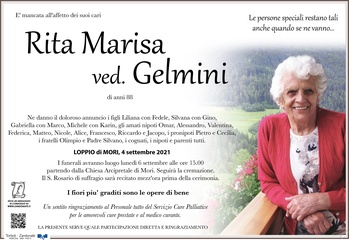 Marisa Rita ved. Gelmini