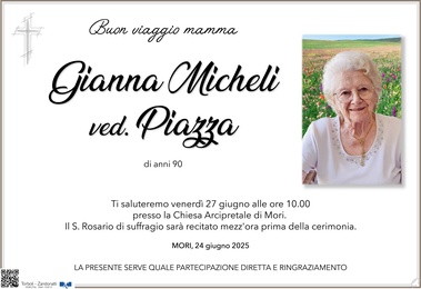 Micheli Giovanna ved. Piazza