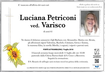 Petriconi Luciana ved. Varisco