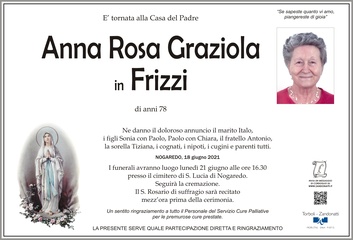 Graziola Anna Rosa in Frizzi